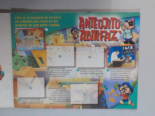 Álbum De Figuritas Anteojito Y Antifaz Excelente (Usado)