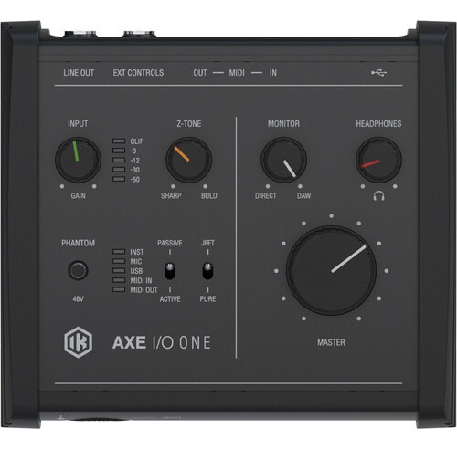 Interfaz De Audio Ik Multimedia Axe I/o One Color Negro