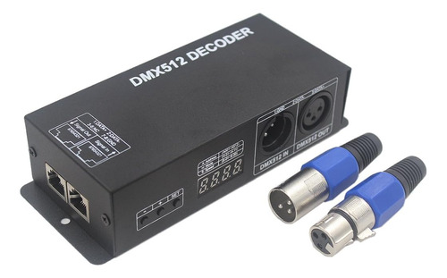 Decodificador/controlador Dmx512 Led, 3 Canales 3x8a 28...