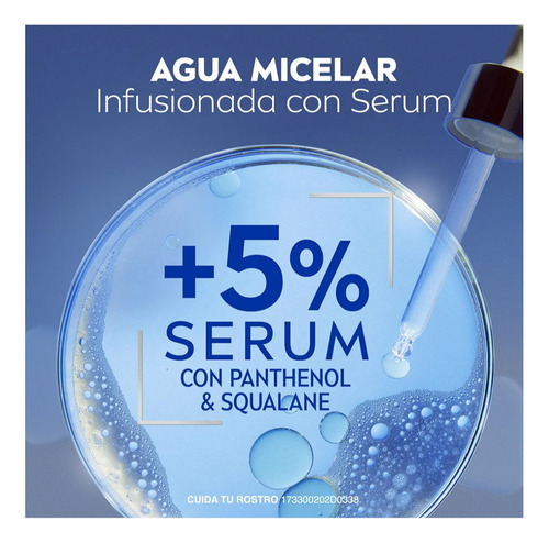 Agua Micelar Reparadora Infusionada +5% Sérum Nivea 400ml