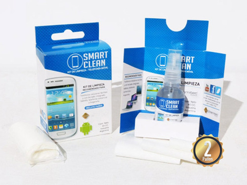 Imagen 2 de 3 de Kit Limpiador Limpia Pantallas Lcd Led Qled Tv Tablet Celu