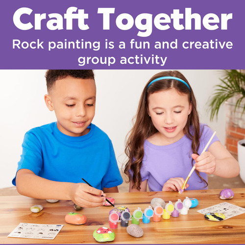 Kit De Pintura Rupestre Para Niños Con Rocas