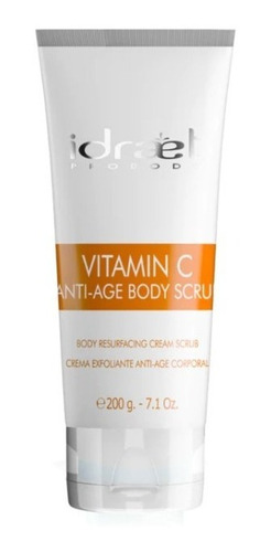 Idraet Vitamin C Anti-age Body Scrub Crema Exfoliante 200g 