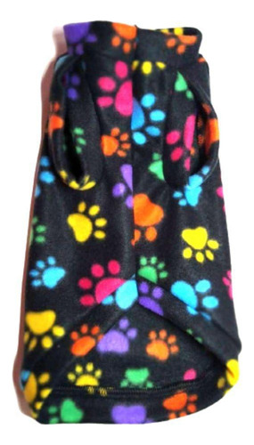Roupa Para Cães - Suéter Inverno Preto Colorido E
