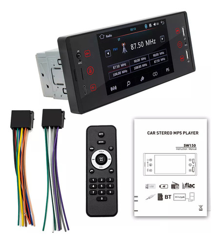 Radio Bluetooth Para Automóviles, Multimedia, Mp5, Pantalla