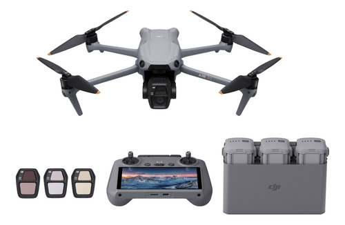 Drone Dji Air 3s Combo Rc2 cinza