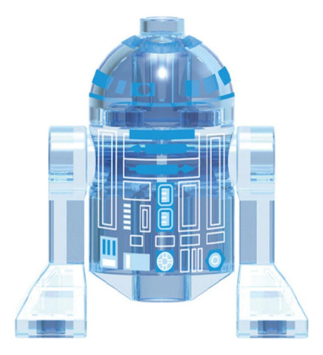 Chaveiro Lego Artesanal Star Wars Vários Personagens Geek R2-d2 Holográfico Chaveiro