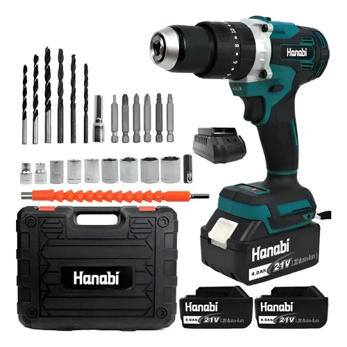 Hưng Nguyễn機 Parafusadeira Furadeira Impacto Brushless 4ah 21v 13mm 80nm