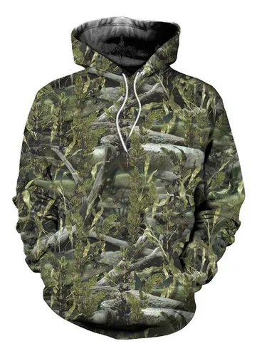Hojas De Arce Camuflaje Sudaderas Con Capucha 3d Pesca