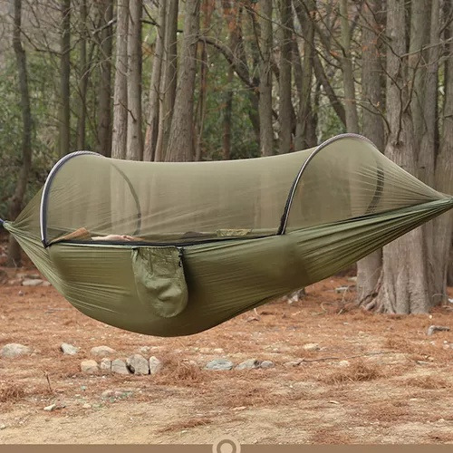 Lj Hamaca De Camping Con Mosquitera Doble Separada 200 Kg