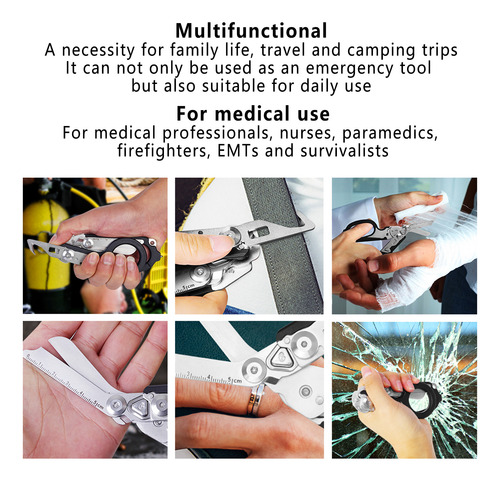 Tijeras De Respuesta A Emergencias De Acero Inoxidable Multi