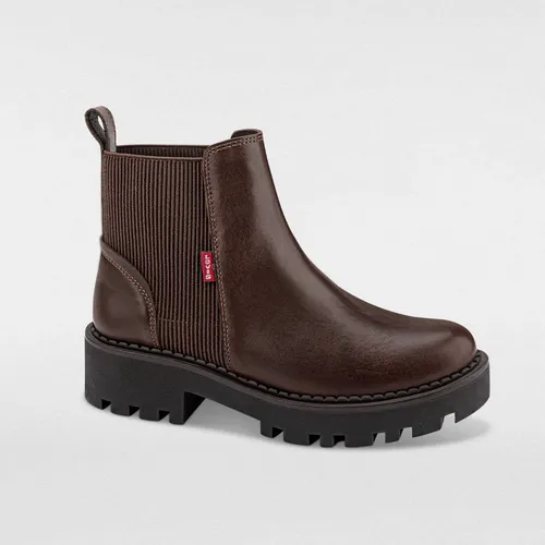 Botas Para Moto De Mujer Levis Suela Track Loud En Cafe Cuotas