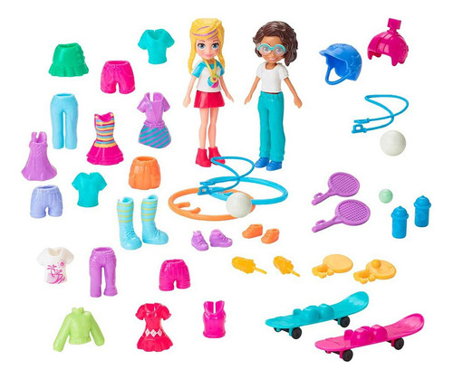 Polly Pocket Polly & Shani Gran Surtido De Deportes