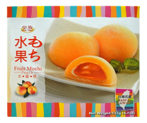 Imagen 3 de 4 de Mochi Fruit Durazno Peach 132g Dulce Japones Asiatico