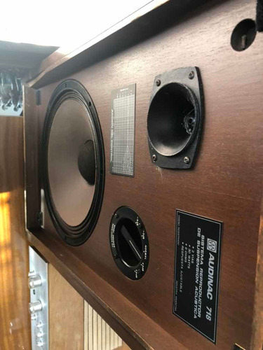 Amplificador Akai - Bafles Audinac 718