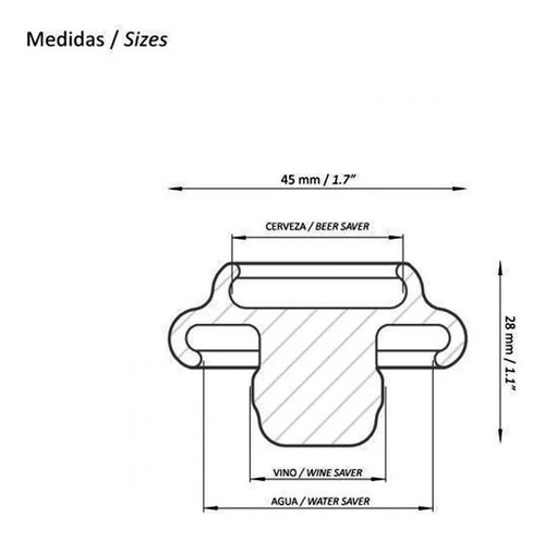 Imagen 5 de 10 de Tapon Para Botellas Silicona 3 En 1 X4 Unidades Silmar