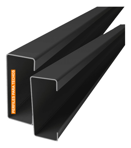 Perfil C 100 X 50 X 2.00 X 7.00 Metros De Largo Negro