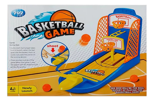 Juego De Mesa Tablero Basket Mini Pelotas Maquina Puntos