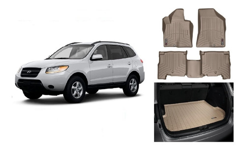 Alfombras Weathertech Para Hyundai Santa Fe 2007/2009