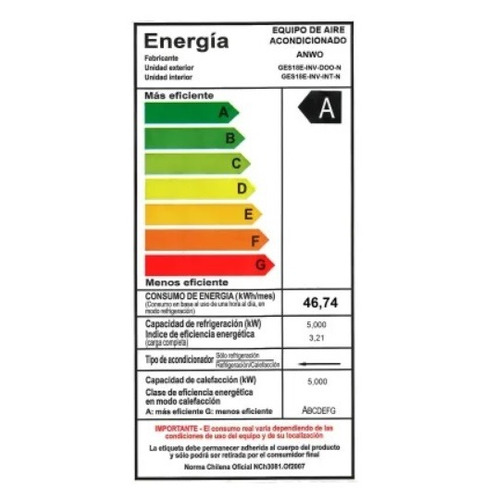 Anwo GES24ECO-INV blanco 220v
