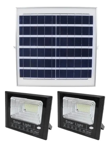 comprar Reflector Led 800w Lampara Panel Solar Control Remoto