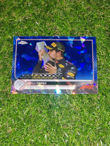 Cv Sergio Checo Pérez 2022 Topps Chrome Sapphire Fórmula 1