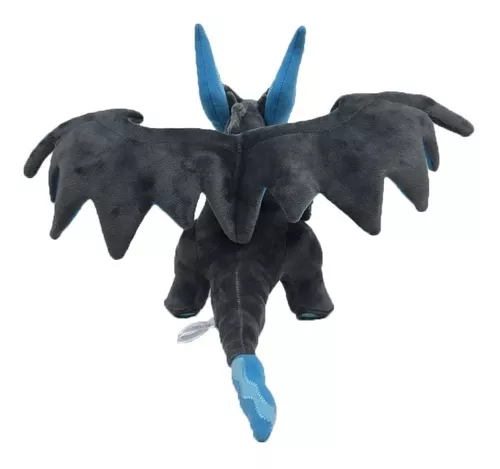 Pelúcia Turma Pokémon Mega Charizard X Y (30cm) - Importada em