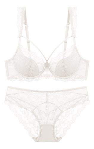 Conjunto De Lencería Sexy De Encaje Cómodo Y Transpirable