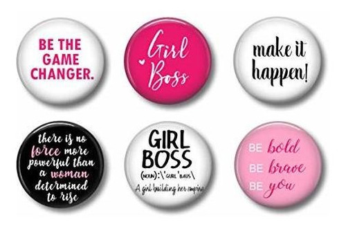 Girl Boss Cute Whiteboard Magnets - Fun Office Supplies - Fu