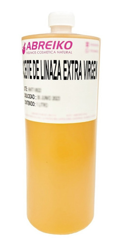 Aceite De Linaza Extravirgen P En Frio Grado Alimentici 1 L