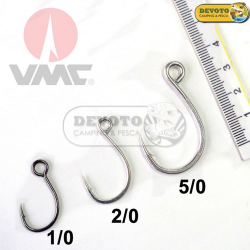 5 Anzuelos Vmc Señuelos Ojal Cambiado Recto Plano Triples