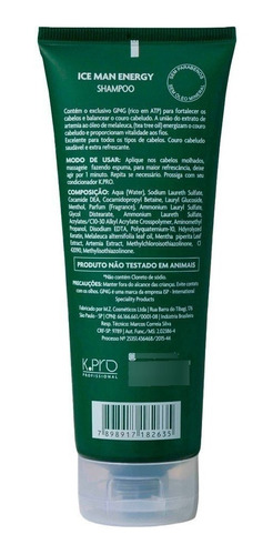 Kpro Ice Man Shampoo 240 Ml