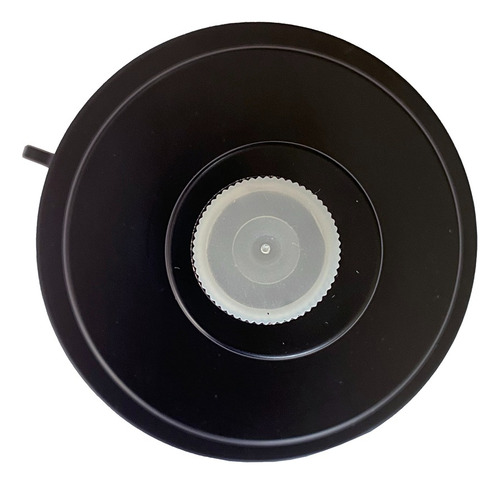 Regadera Ducha Redonda Abs 3 Funciones 10cm Brazo Negro