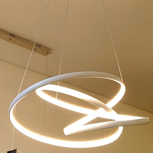 Pendente Bella Zig 57 X 47 X 26cm 1 Led 70w Branco - Tp001