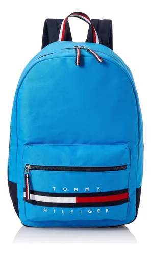 Tommy Hilfiger Mochila Gino Para Hombre, Azul Impactante,