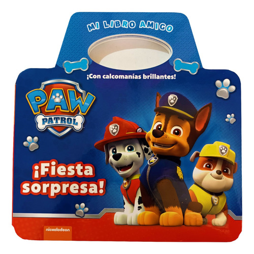 Mi Libro Amigo Paw Patrol Con Stickers Decorativo Para Niños