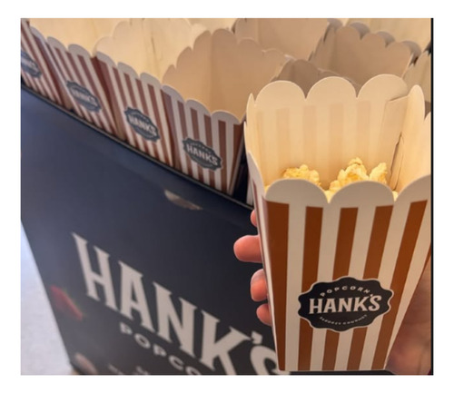 Popcorn Pochoclos Sabor Crema Y Cebolla Hanks 44 Gr. Pack X6