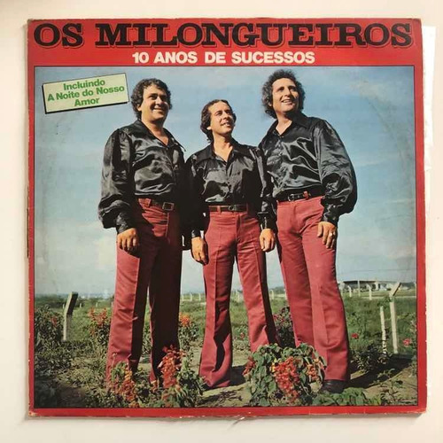 Lp Os Milongueiros - 10 Anos De Sucesso Jbn