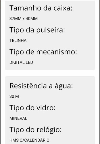 Relógio Digital Feminino Champion Prata