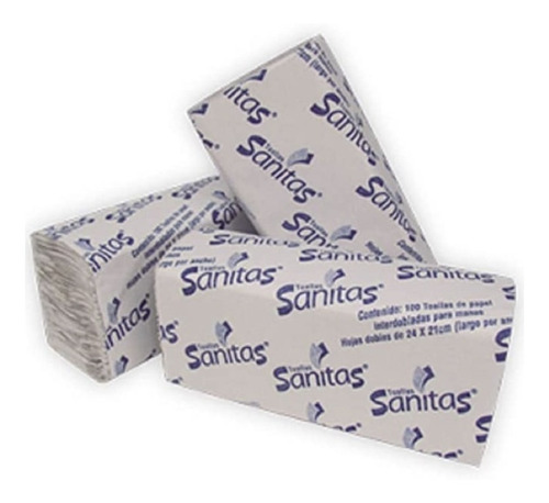 Sanitas Kimberly Clark Toallitas 24x21 Interdobladas 3 Paque