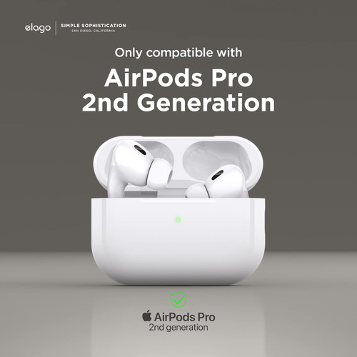 Funda Para AirPods Pro 2 Silicona Resistente Con Correa Mano