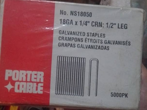 Grapas Galvanizadas Revestimiento, Porter Cable Carpinteria