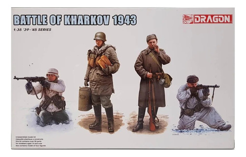 Dragon 6782 Soldados 1/35 Battle Of Kharkov Figura Fumando