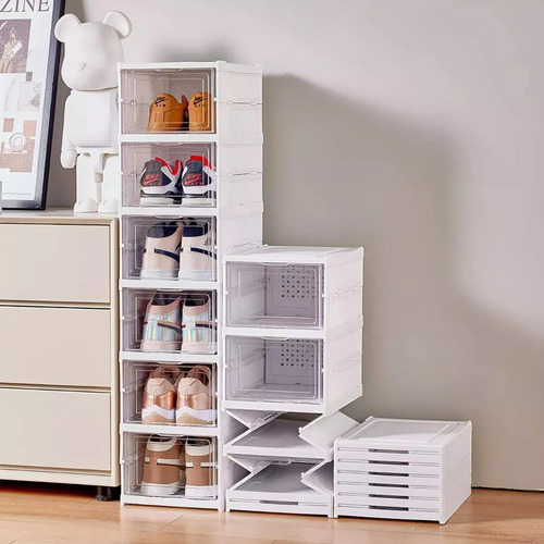 Zapatera Plegable Organizador 3 Niveles Una Pieza Firme