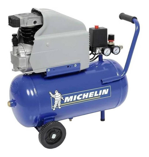 Imagen 1 de 1 de Compresor de aire eléctrico portátil Michelin MB24 monofásico azul 230V