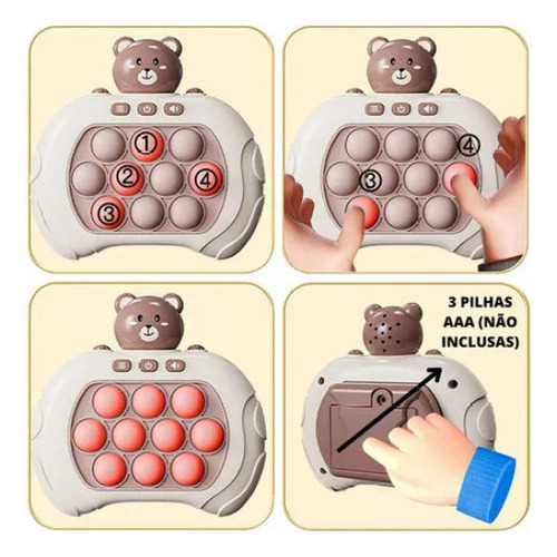 A A Consola Electrónica Pop It, Juego Antiestrés Popit