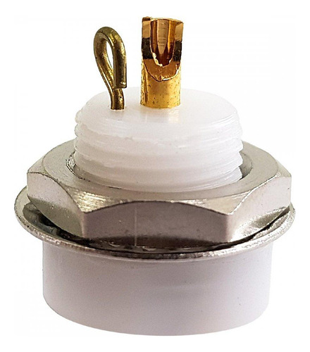 Kit 3 Unid Conector Bnc Femea Painel 50ohm Reto Lf-11