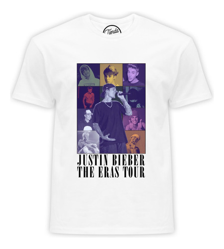 Playera Justin Bieber The Eras Tour T-shirt