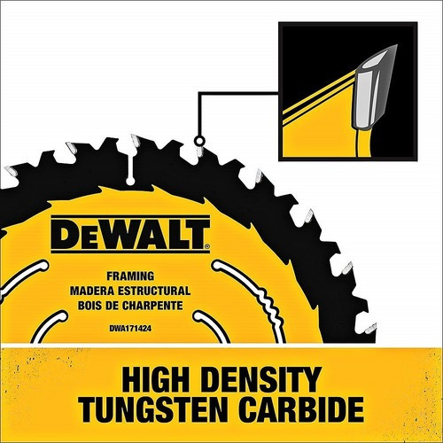 Disco De Sierra Corte Madera 6-1/2 X 24d Dewalt Dwa161224