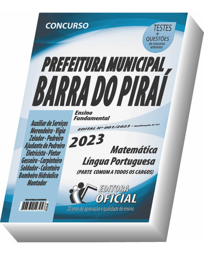 Apostila Barra Do Piraí Rj - Nível Fundamental - Parte Comum